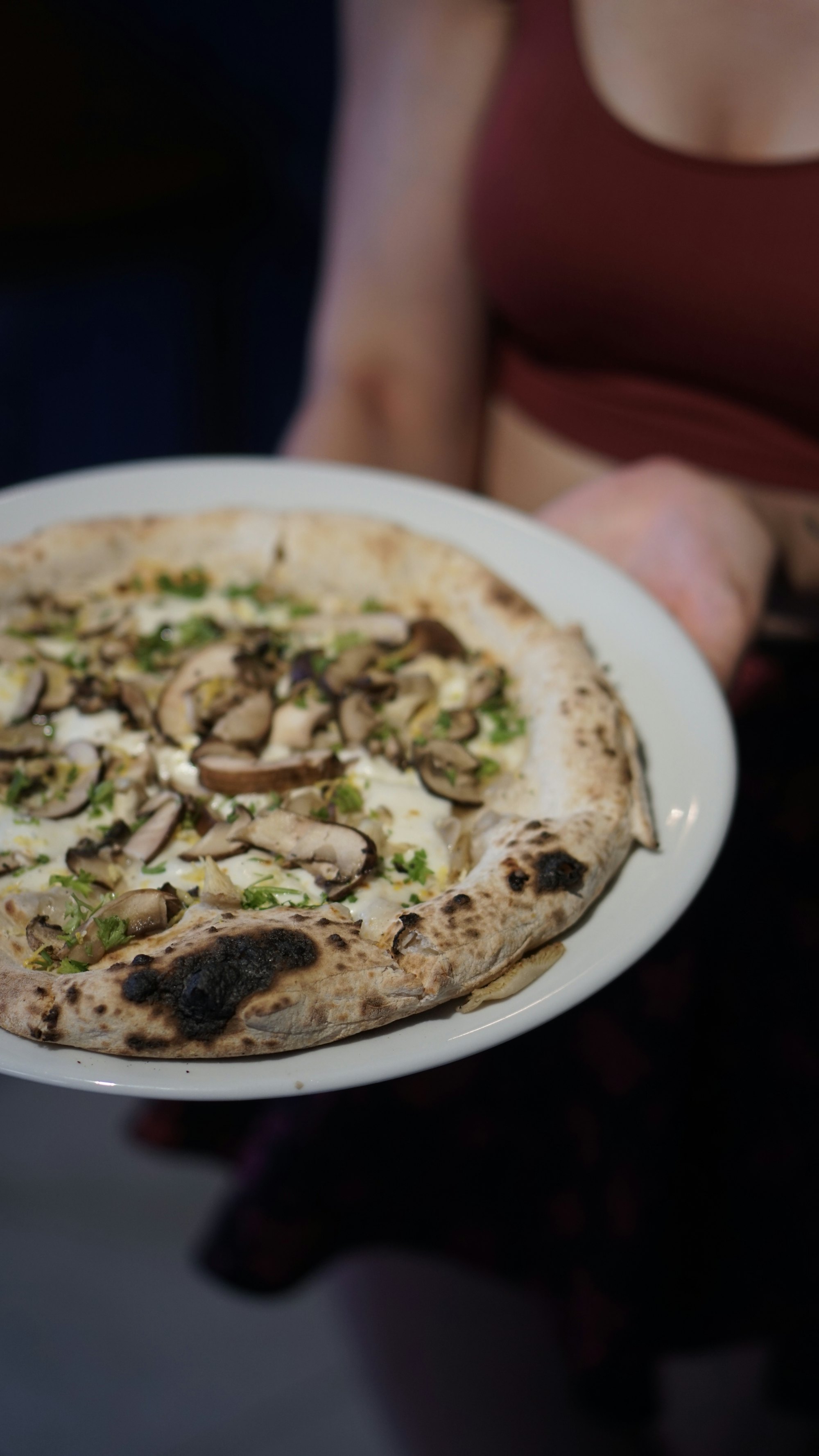 Pizza Camarón al ajillo